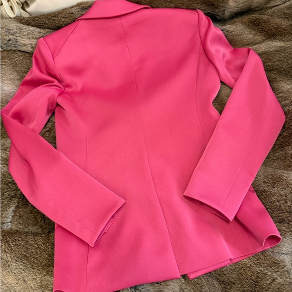 Veronica Beard Miller Dickey Blazer in color Hibiscus - Picture 6 of 16